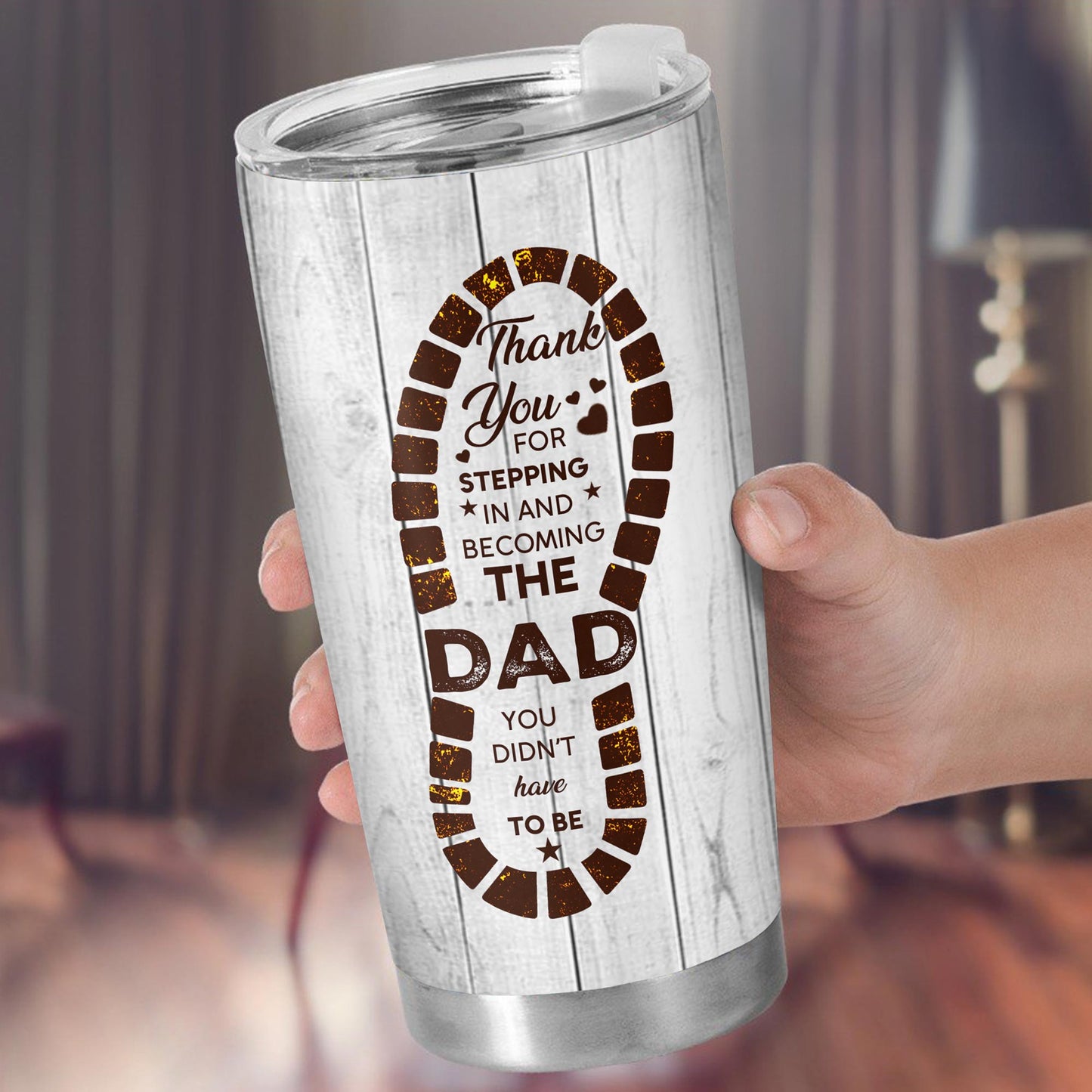 Thank You For Stepping In And Becoming The Dad You Didn't Have To Be, Footprints