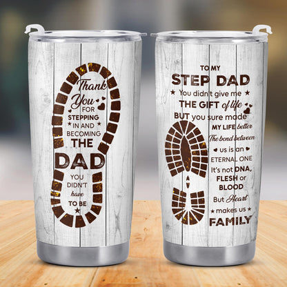 Thank You For Stepping In And Becoming The Dad You Didn't Have To Be, Footprints