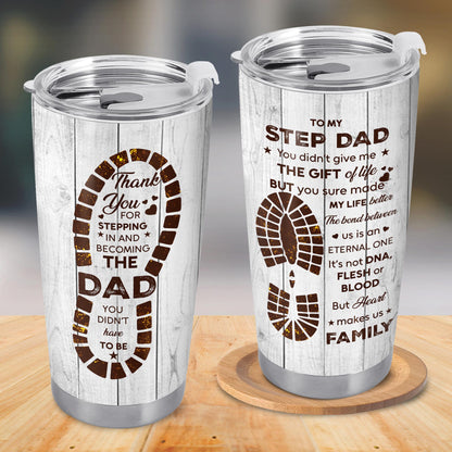 Thank You For Stepping In And Becoming The Dad You Didn't Have To Be, Footprints