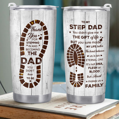 Thank You For Stepping In And Becoming The Dad You Didn't Have To Be, Footprints