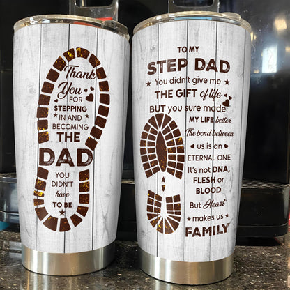Thank You For Stepping In And Becoming The Dad You Didn't Have To Be, Footprints
