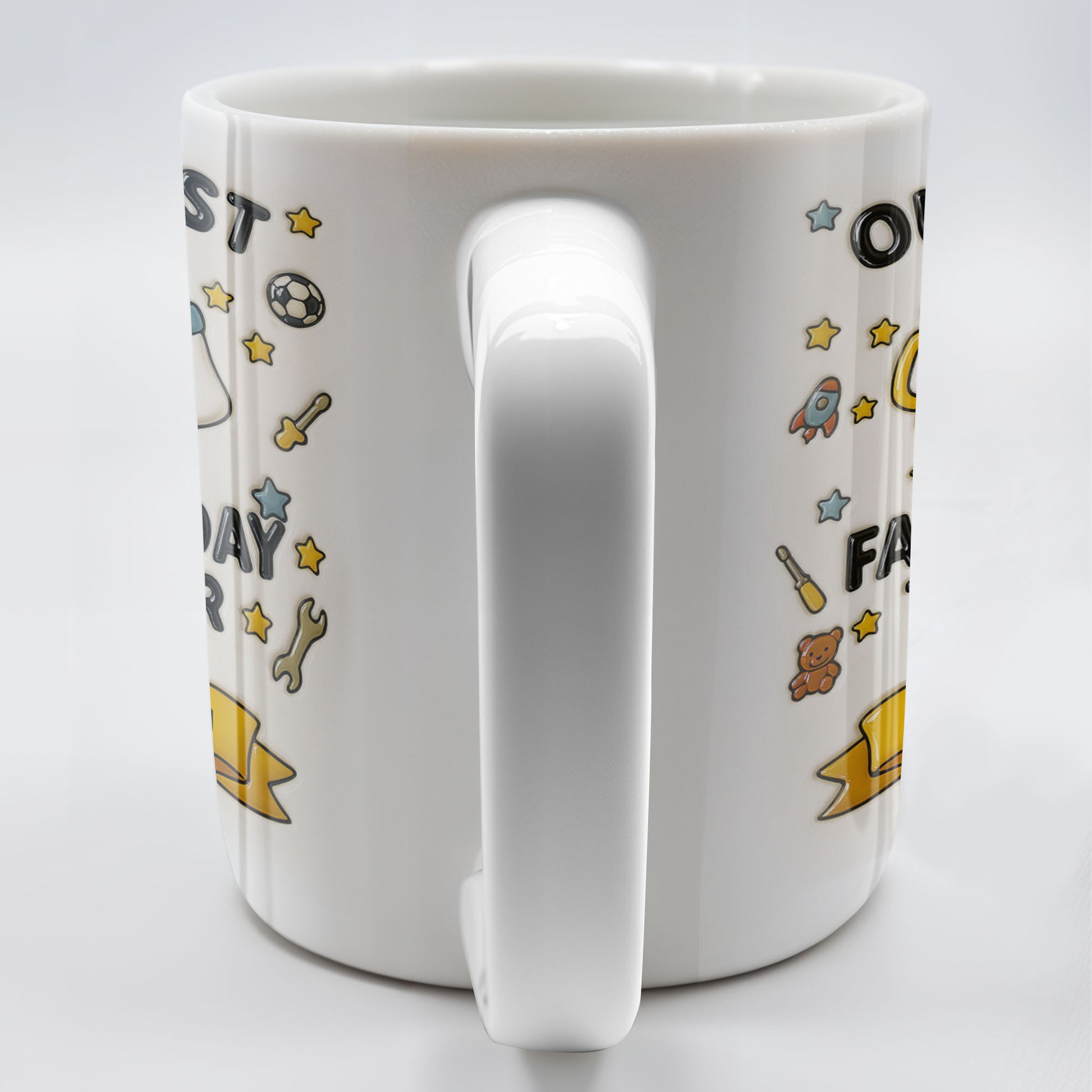 Our First Father's Day Together, Beer Mug and Baby Bottle