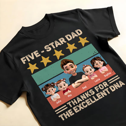 Five-Star Dad, Thanks For The Excellent DNA, Stars And Cartoon Characters