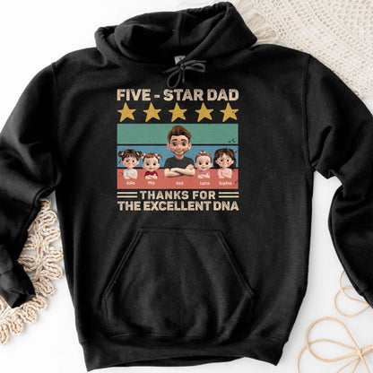 Five-Star Dad, Thanks For The Excellent DNA, Stars And Cartoon Characters