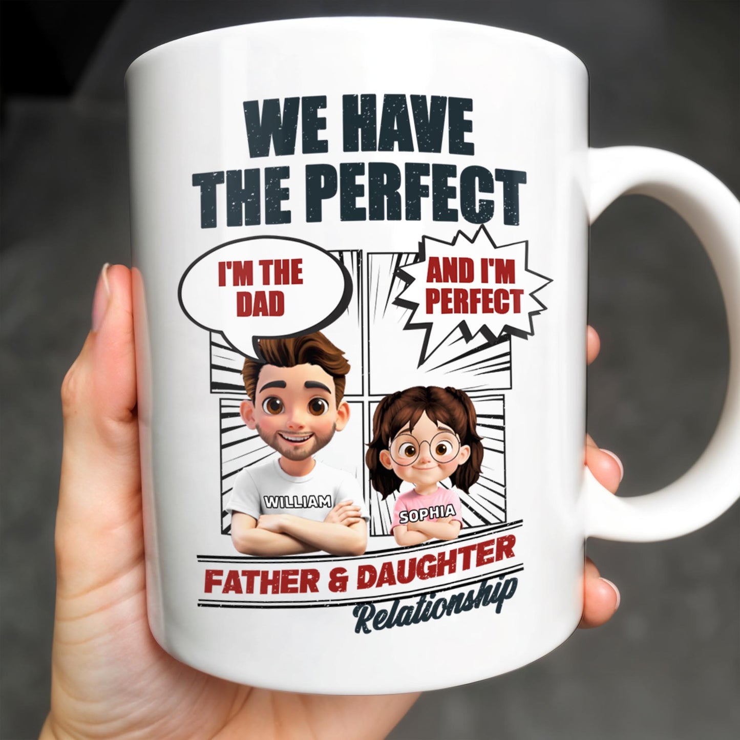 We Have The Perfect Father & Daughter Relationship, Cartoon Characters