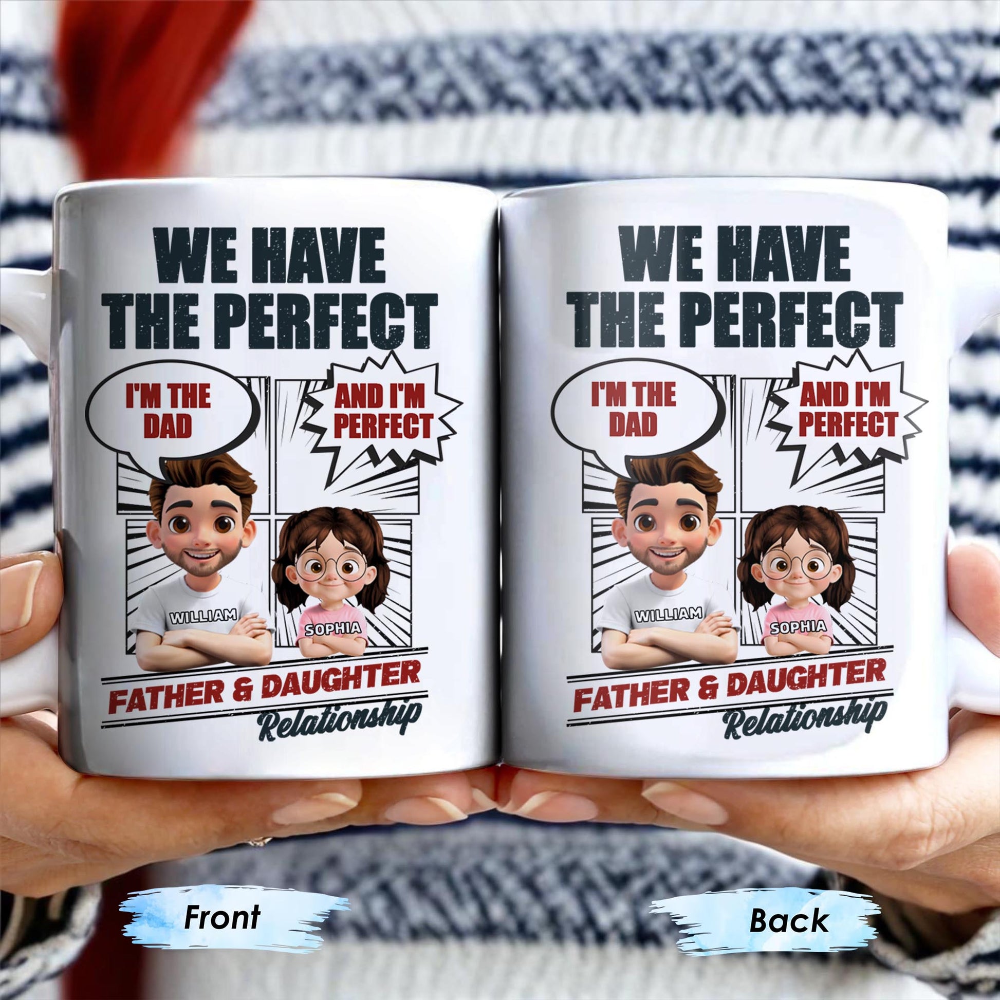 We Have The Perfect Father & Daughter Relationship, Cartoon Characters