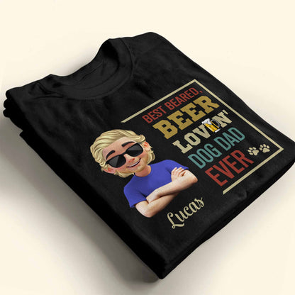 Best Bearded, Beer Lovin' Dog Dad Ever, Beard and Dog Paws