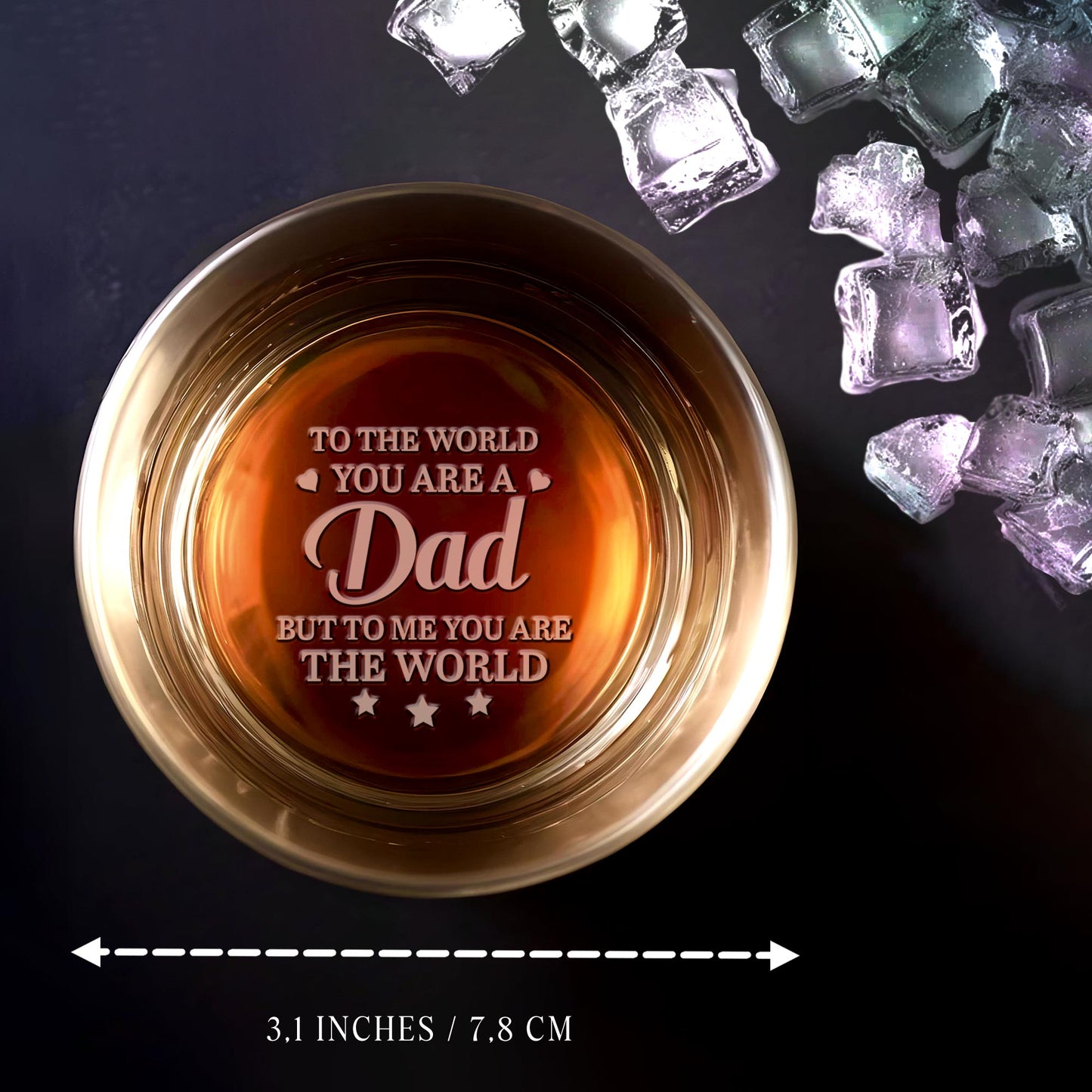 To The World You Are A Dad But To Me You Are The World, Stars