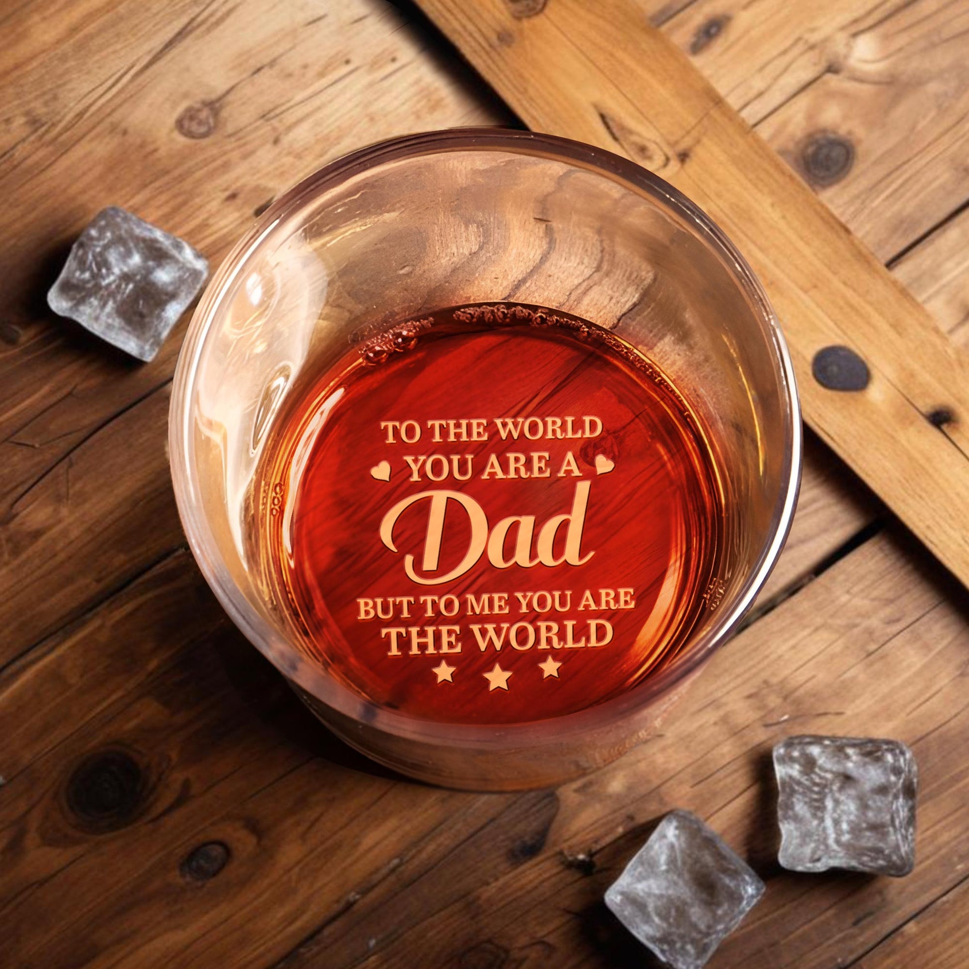 To The World You Are A Dad But To Me You Are The World, Stars