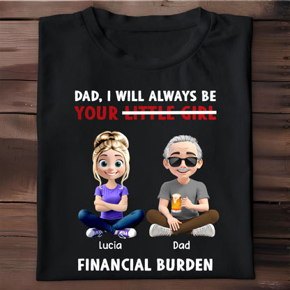 Dad, I Will Always Be Your Little Girl, Cartoon Characters