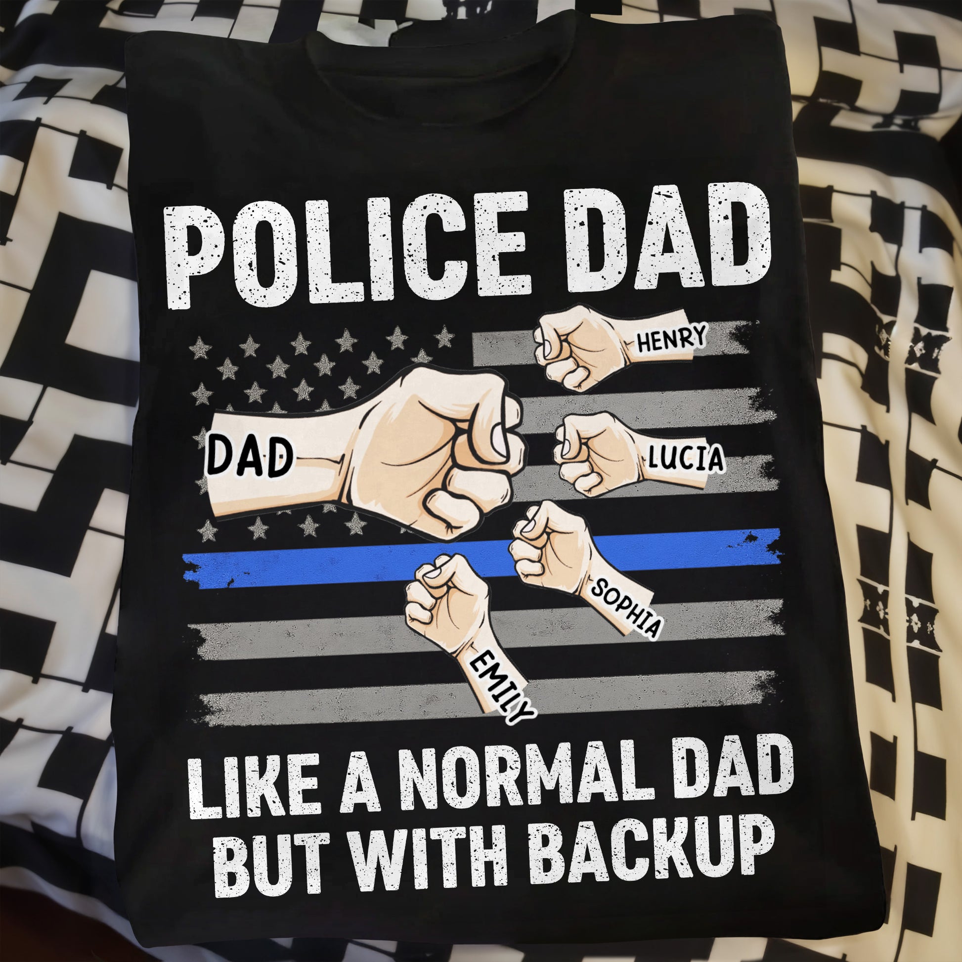 Police Dad Like A Normal Dad But With Backup