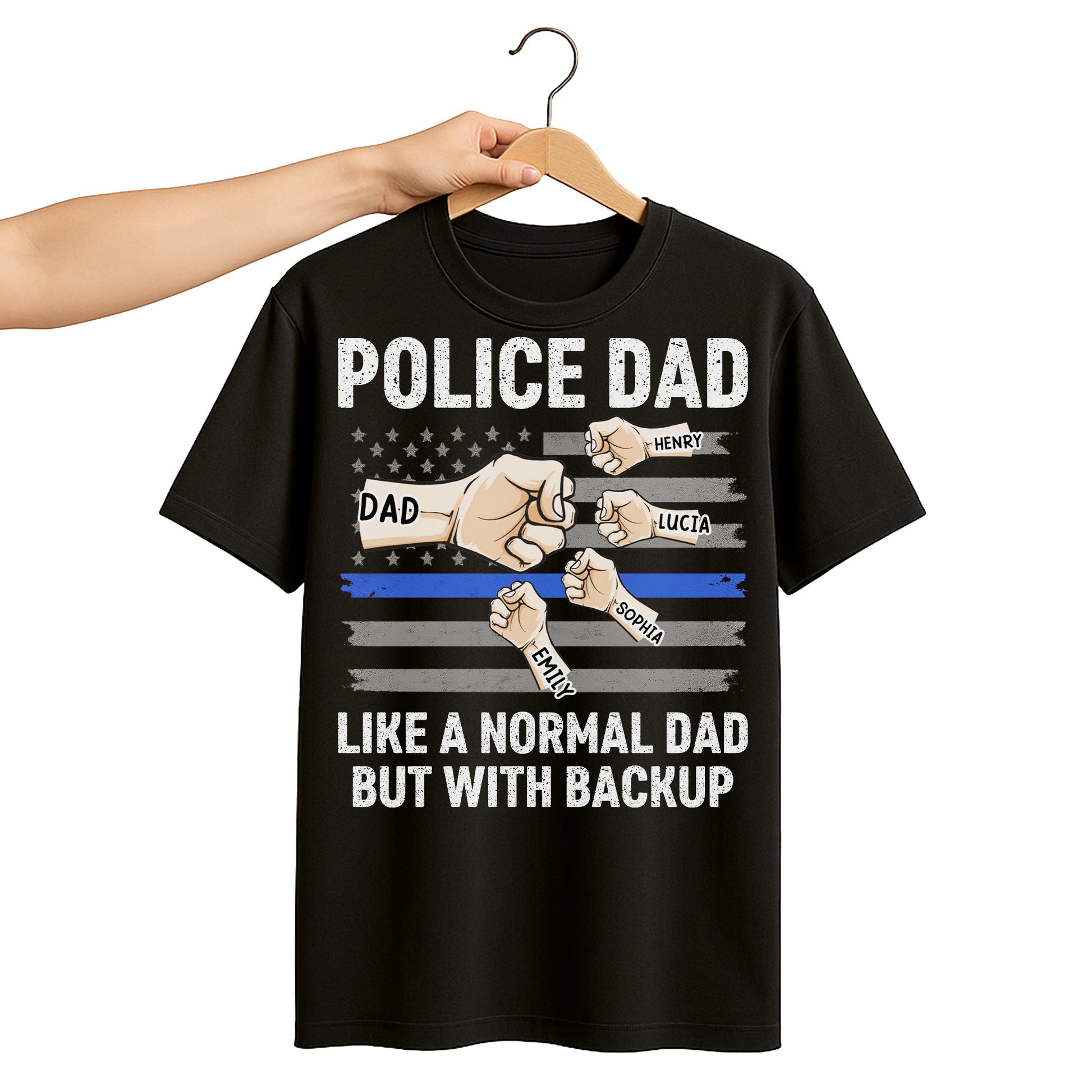 Police Dad Like A Normal Dad But With Backup