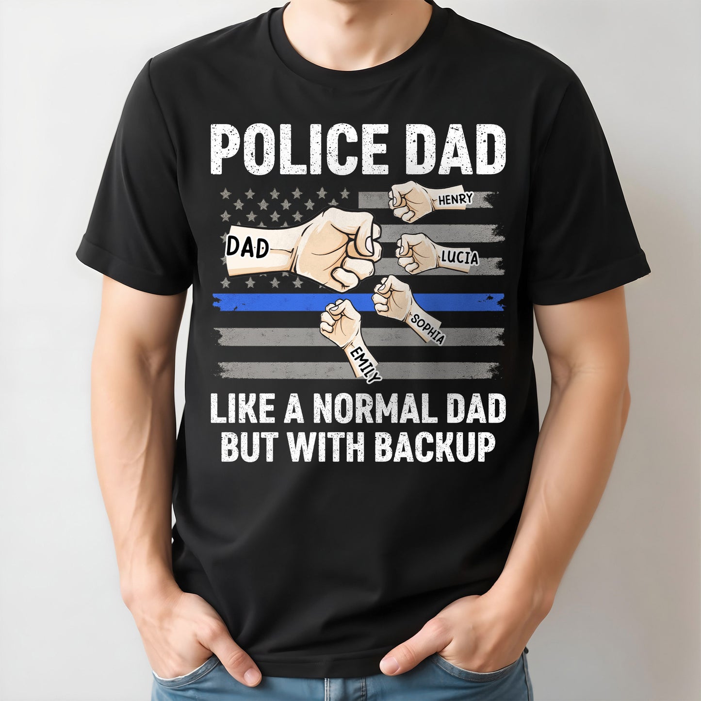 Police Dad Like A Normal Dad But With Backup