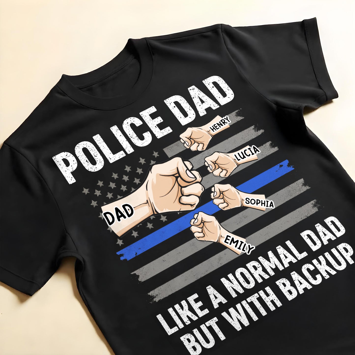 Police Dad Like A Normal Dad But With Backup