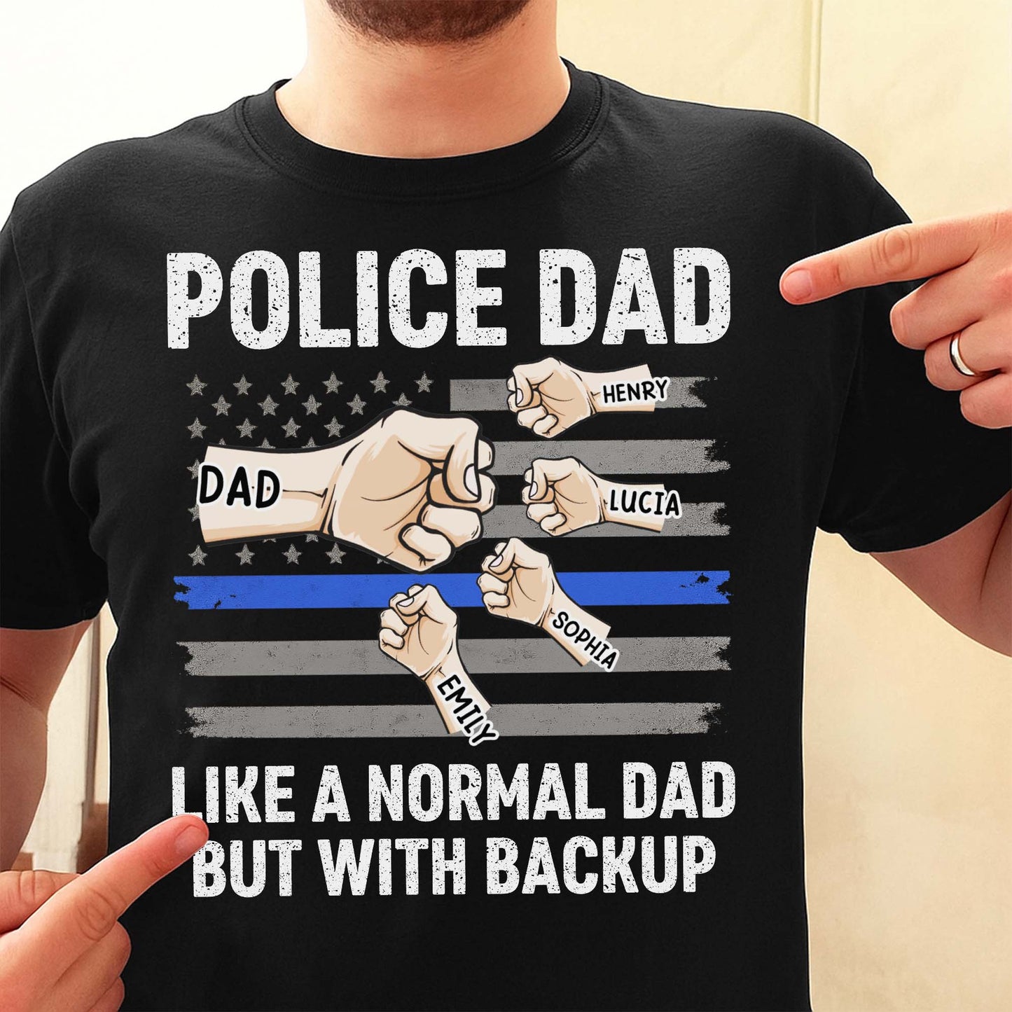 Police Dad Like A Normal Dad But With Backup