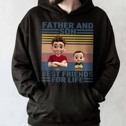 Father And Son Best Friends For Life, Cartoony Characters