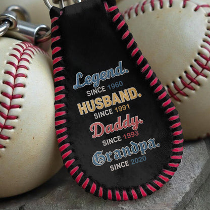 Legend Since 1960, Husband Since 1991, Daddy Since 1993, Grandpa Since 2020, Baseball Design