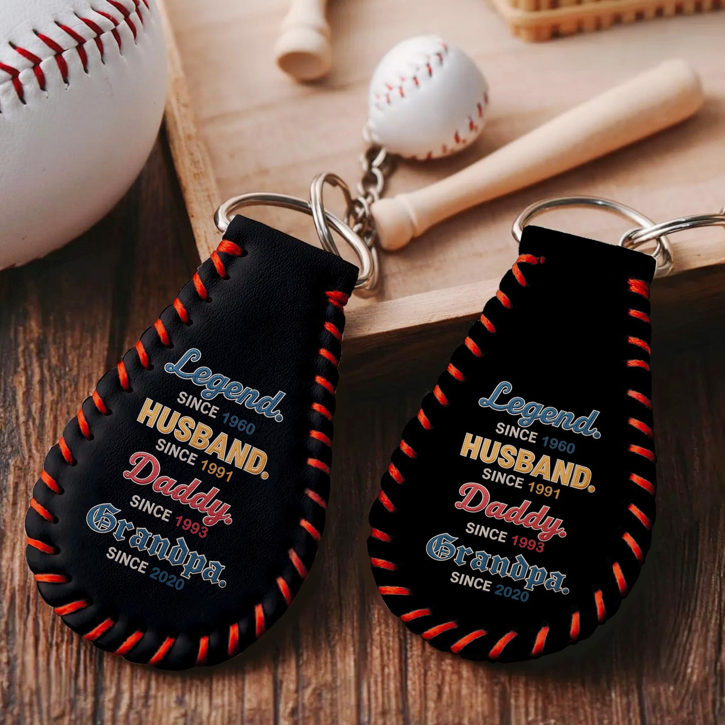 Legend Since 1960, Husband Since 1991, Daddy Since 1993, Grandpa Since 2020, Baseball Design