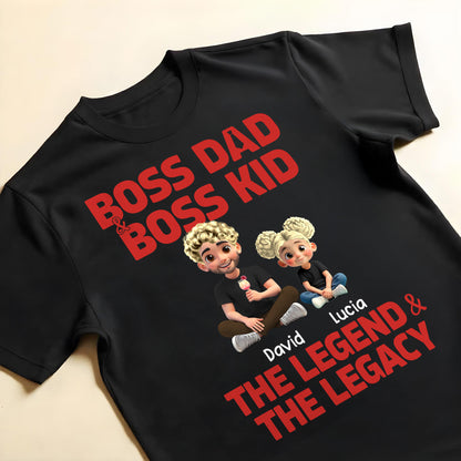 Boss Dad & Boss Kid, The Legend & The Legacy, Cartoon Characters of Dad and Kid