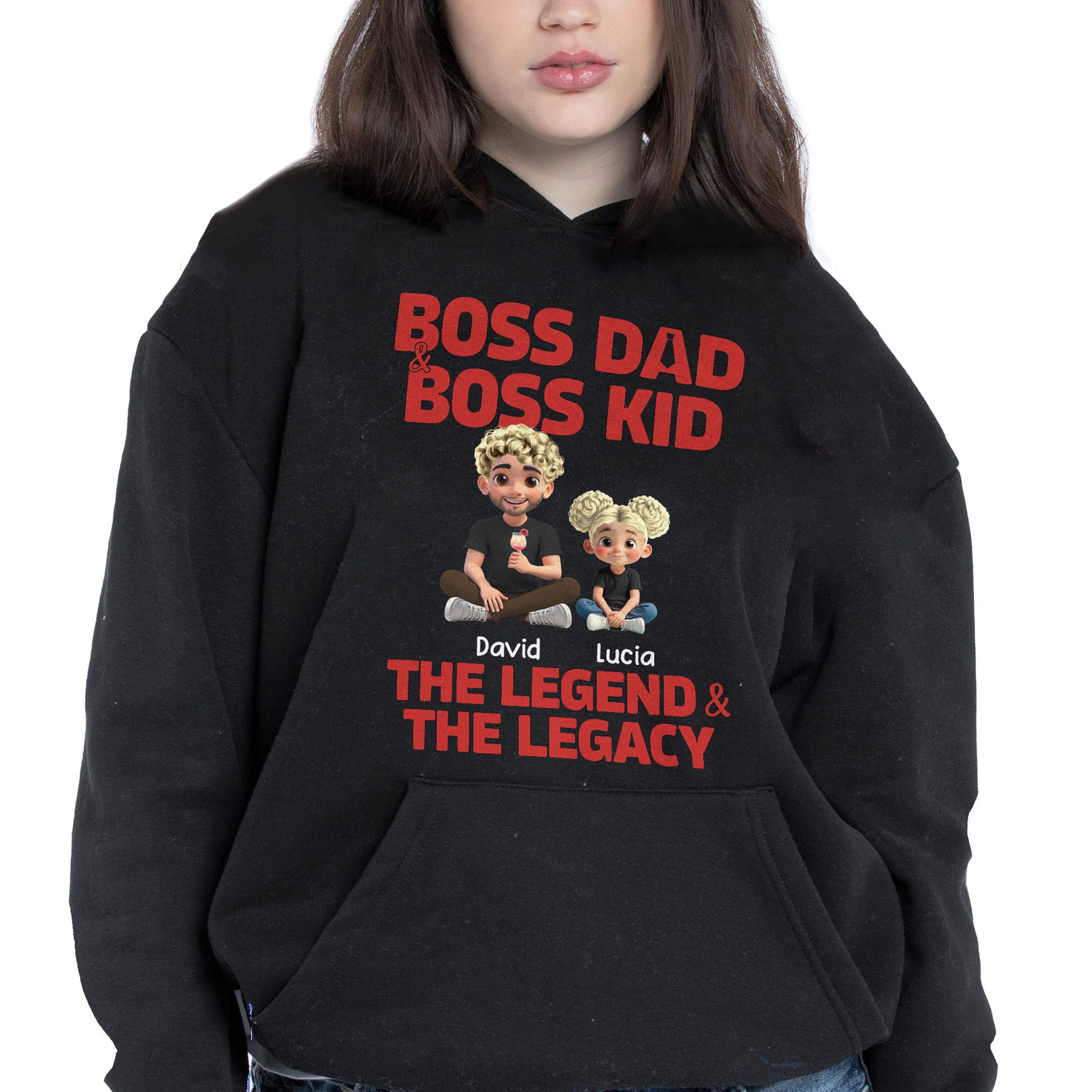 Boss Dad & Boss Kid, The Legend & The Legacy, Cartoon Characters of Dad and Kid