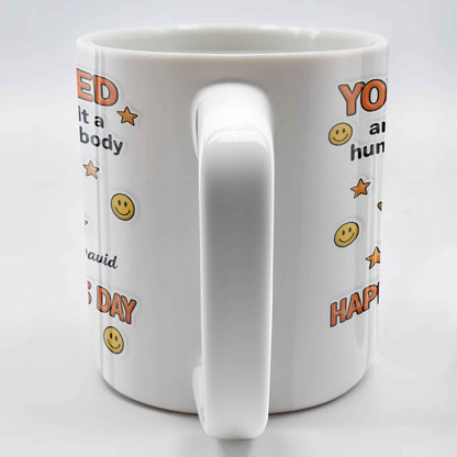 You Jizzed And Then I Built A Human With My Body, Happy Father's Day, Sperm Character, Stars, Smiley Faces