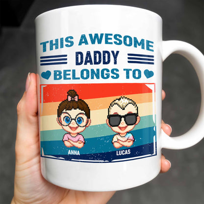 This Awesome Daddy Belongs To, Cartoon Children