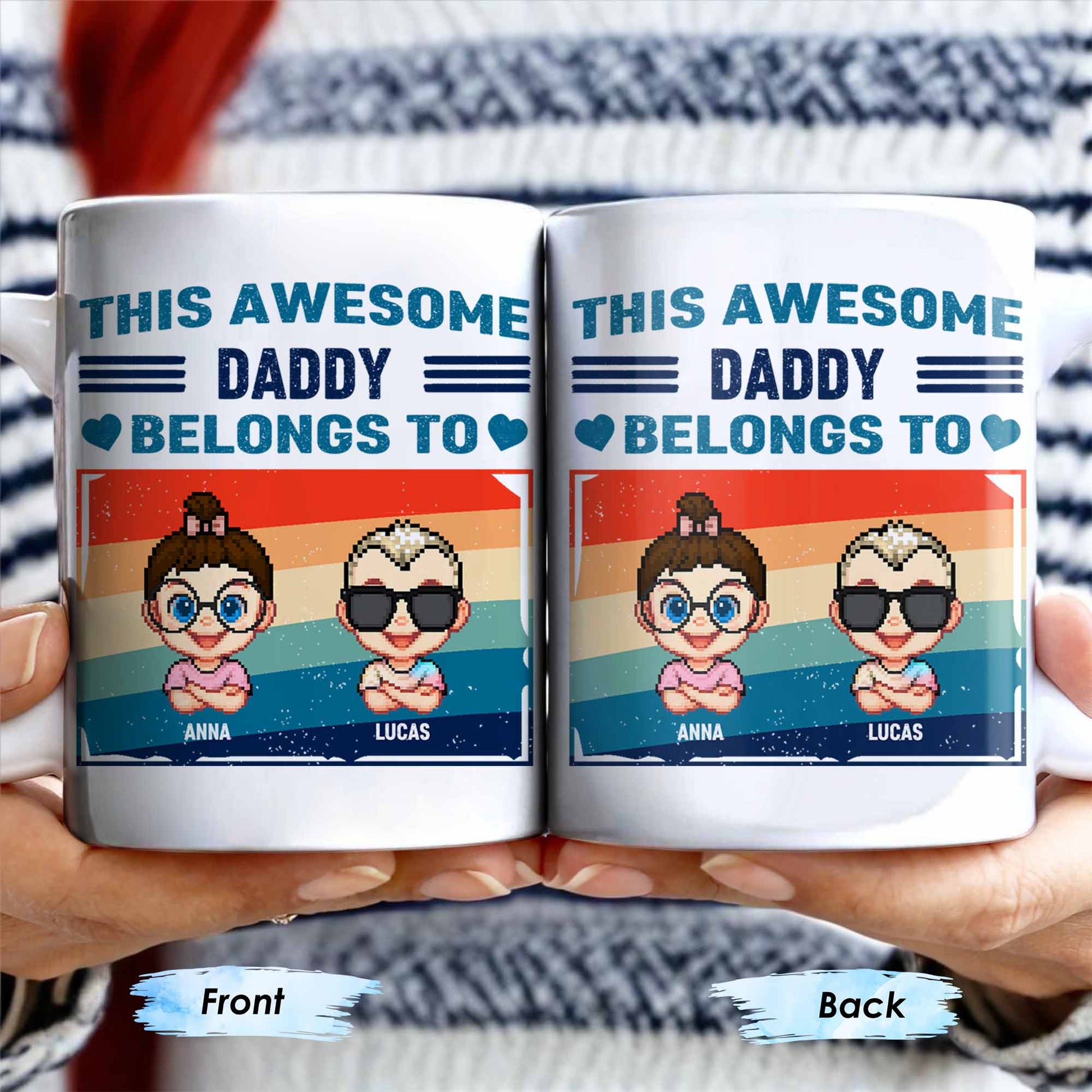 This Awesome Daddy Belongs To, Cartoon Children