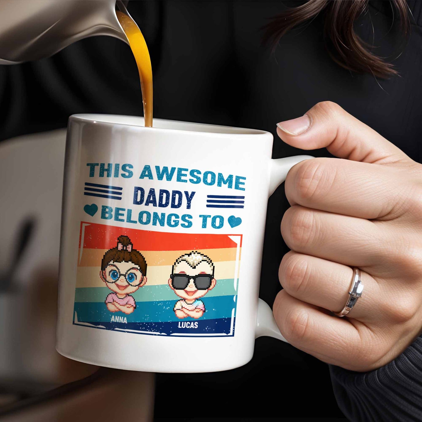 This Awesome Daddy Belongs To, Cartoon Children