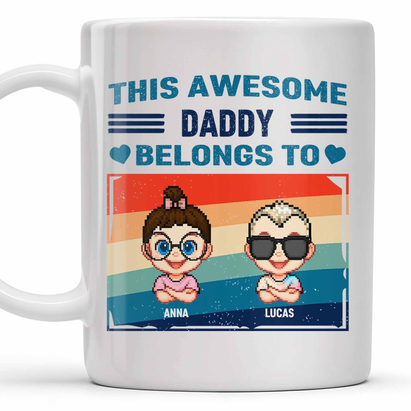 This Awesome Daddy Belongs To, Cartoon Children