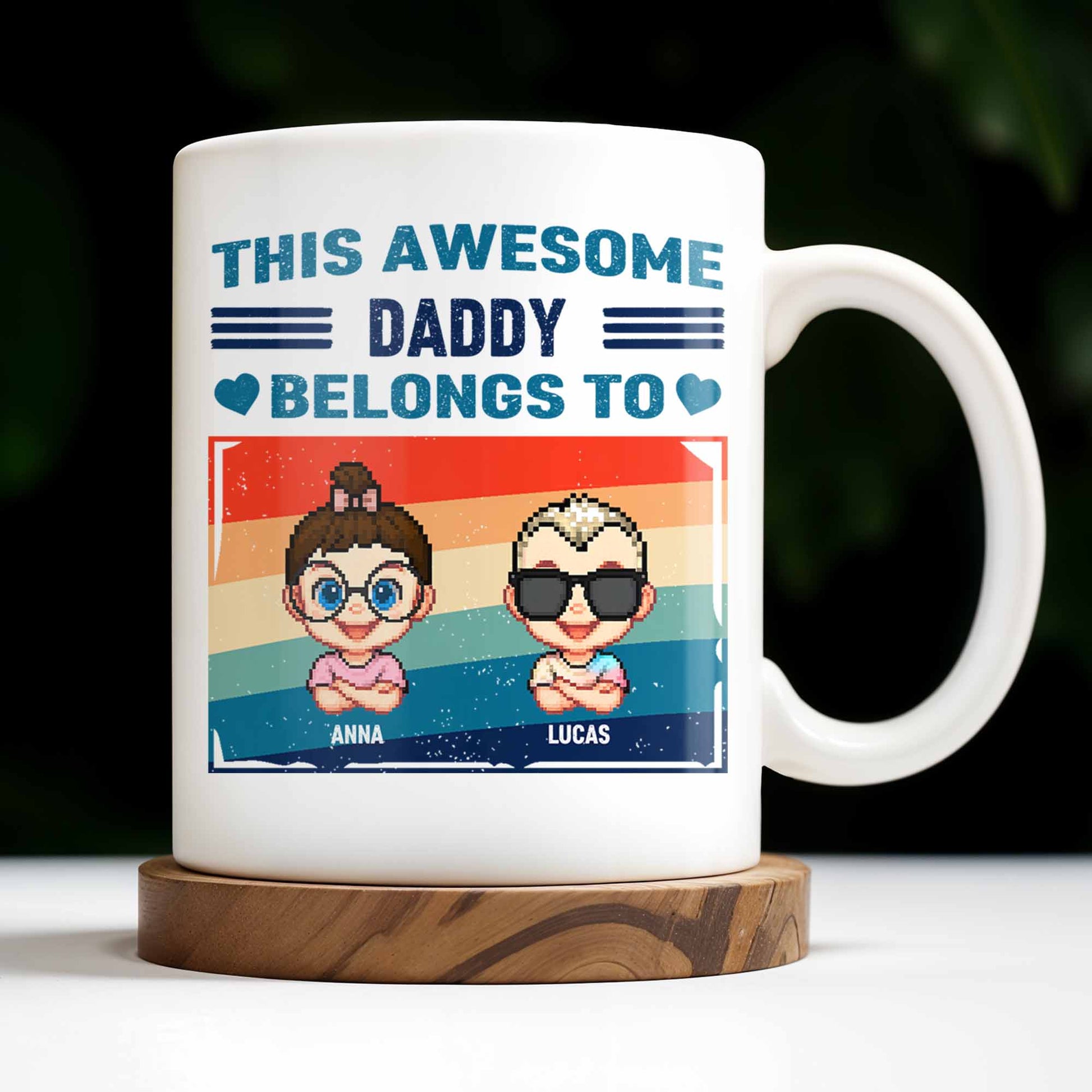 This Awesome Daddy Belongs To, Cartoon Children