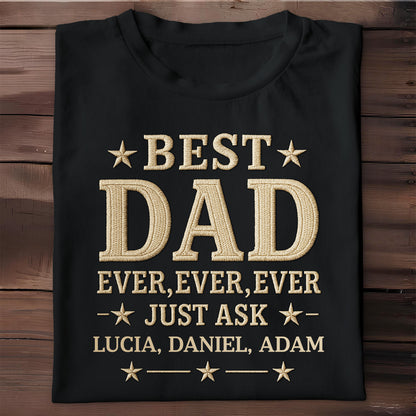 Best Dad Ever, Ever, Ever Just Ask, Stars