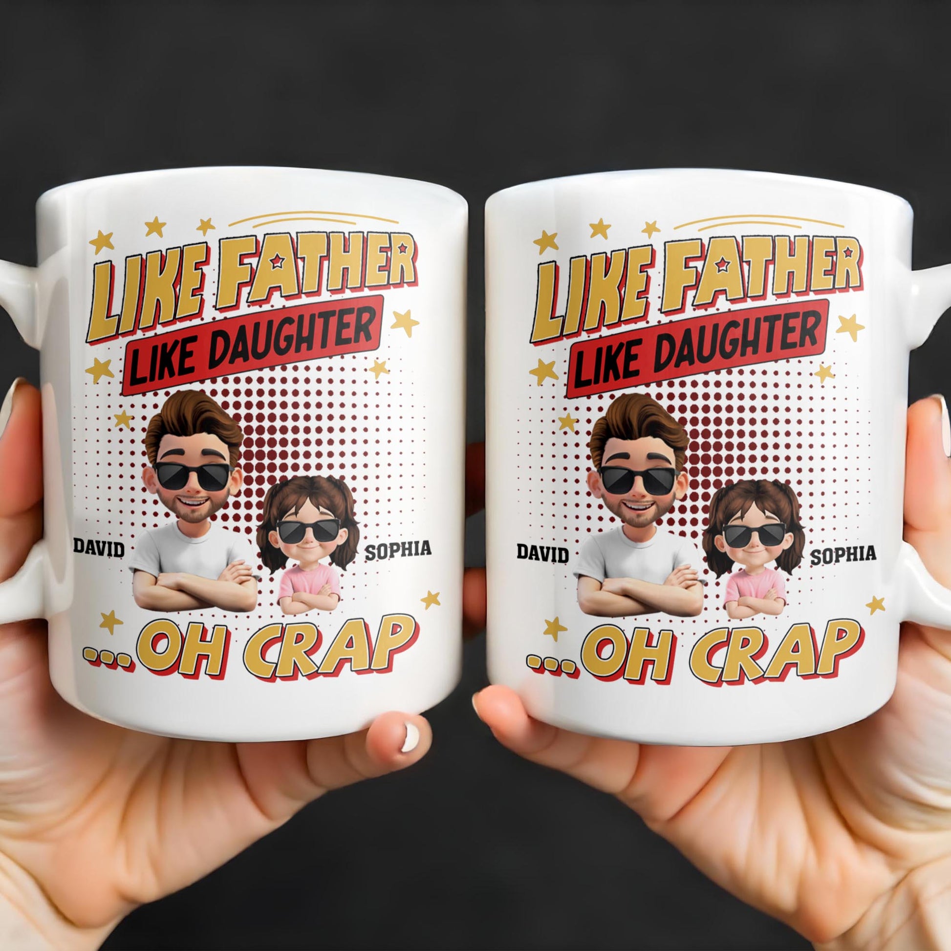 Like Father Like Daughter... Oh Crap, Cartoon Characters and Stars