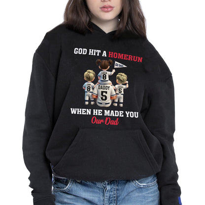 God Hit A Homerun When He Made You Our Dad, Baseball Jerseys And Children
