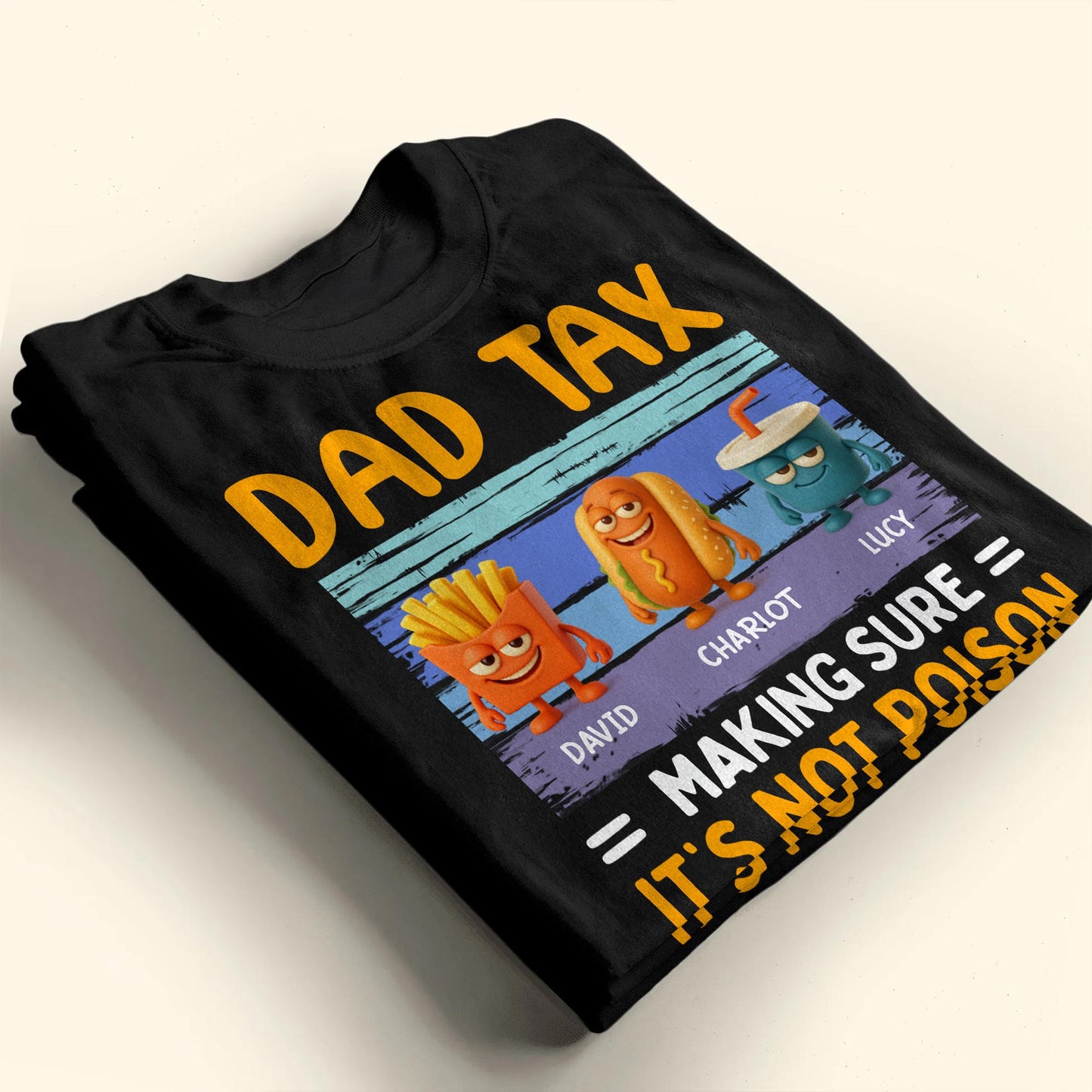 Dad Tax = Making Sure It's Not Poison, Fries, Hot Dog and Drink
