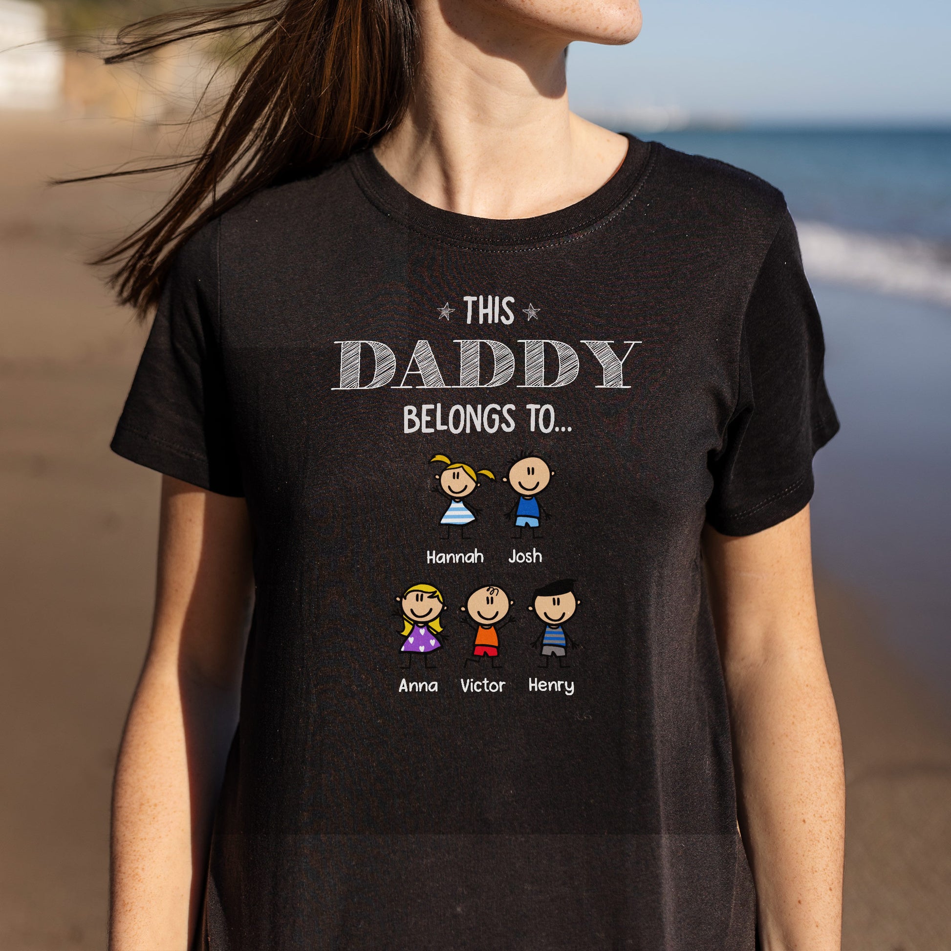 This Daddy Belongs To Custom Cartoon Figures