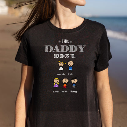 This Daddy Belongs To Custom Cartoon Figures