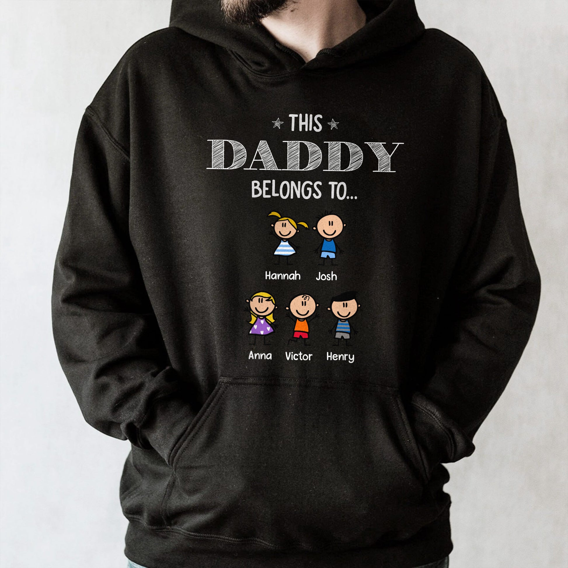 This Daddy Belongs To Custom Cartoon Figures