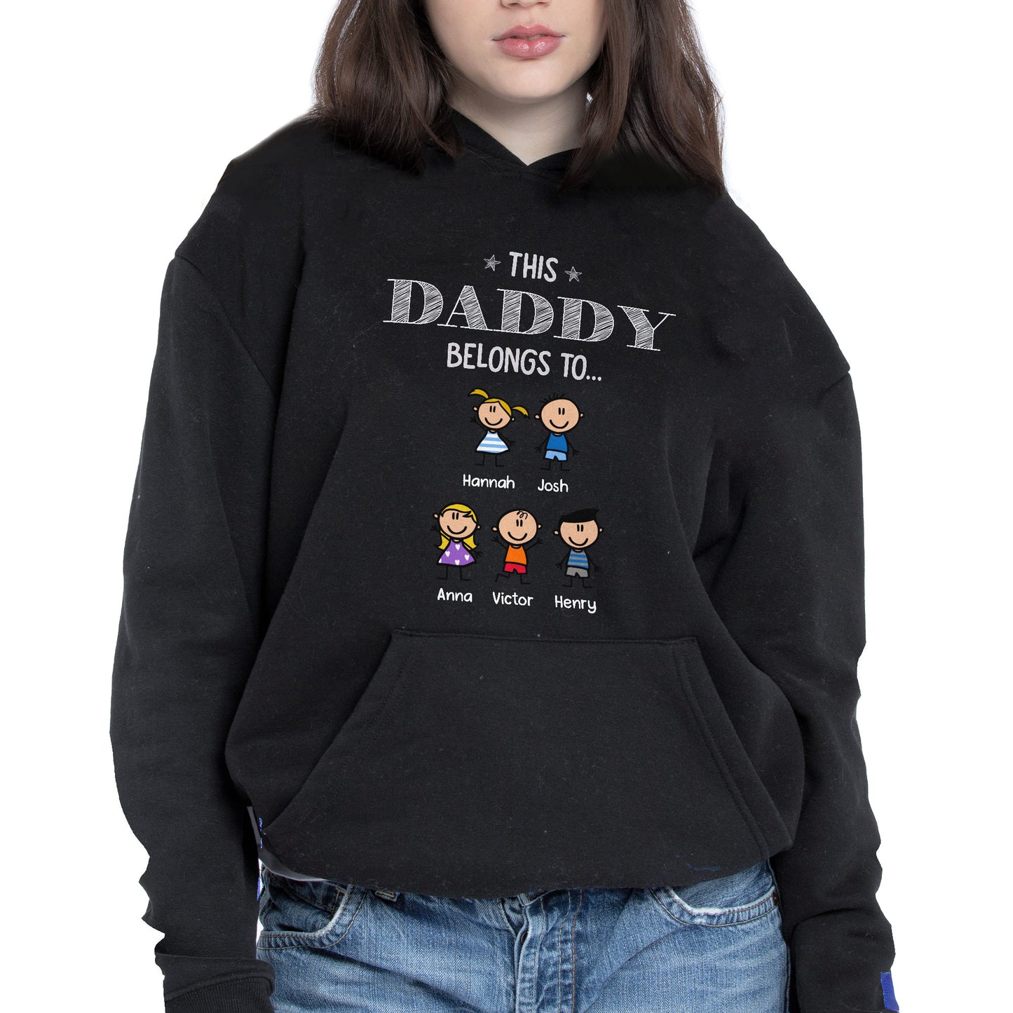 This Daddy Belongs To Custom Cartoon Figures