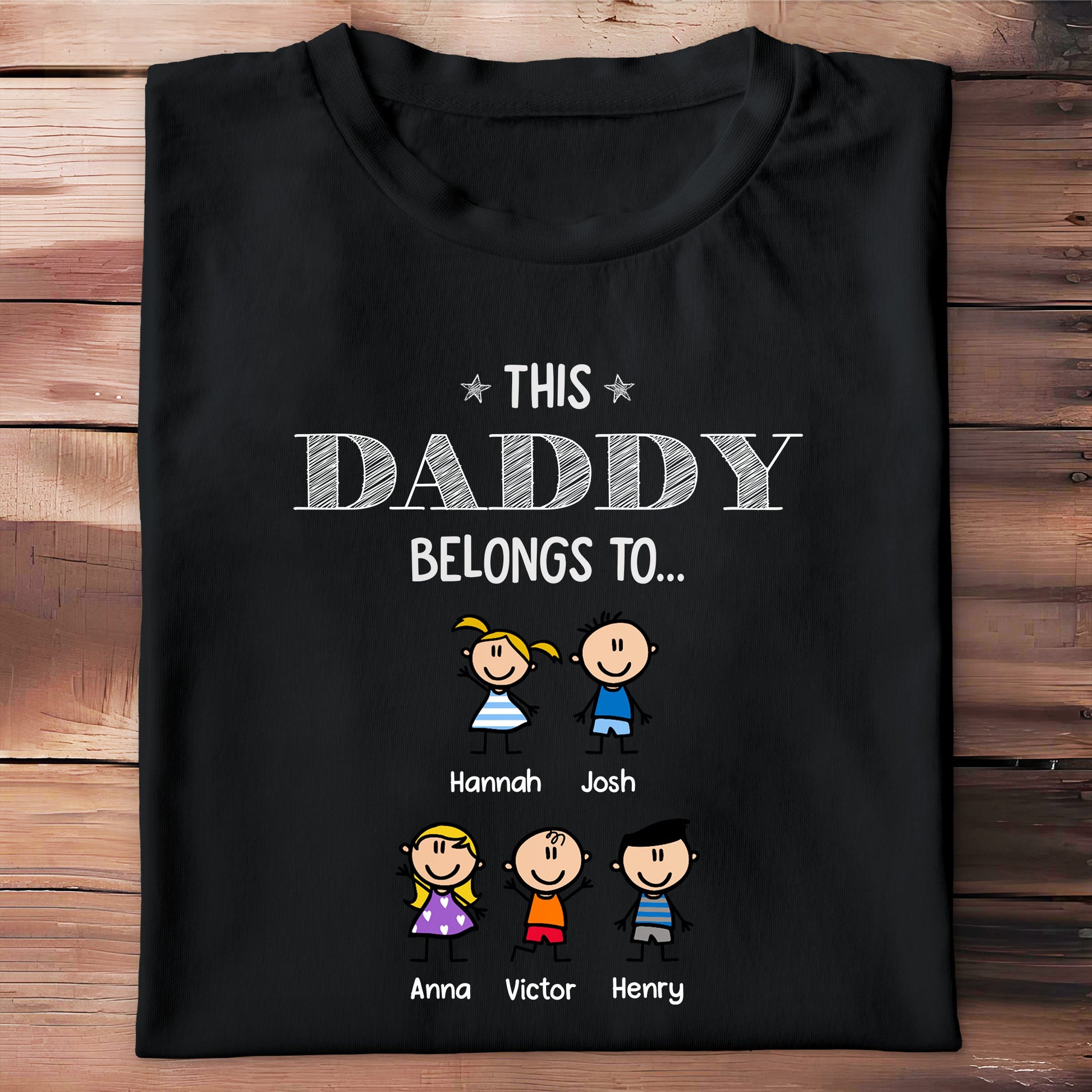 This Daddy Belongs To Custom Cartoon Figures