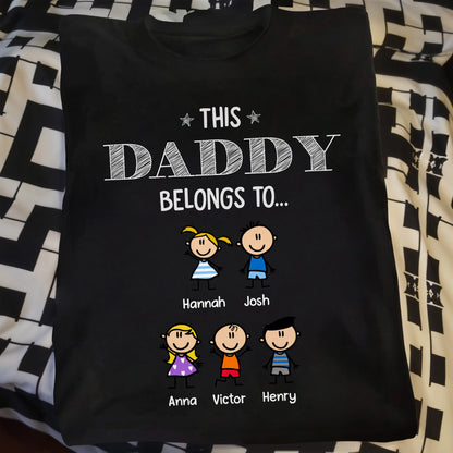 This Daddy Belongs To Custom Cartoon Figures