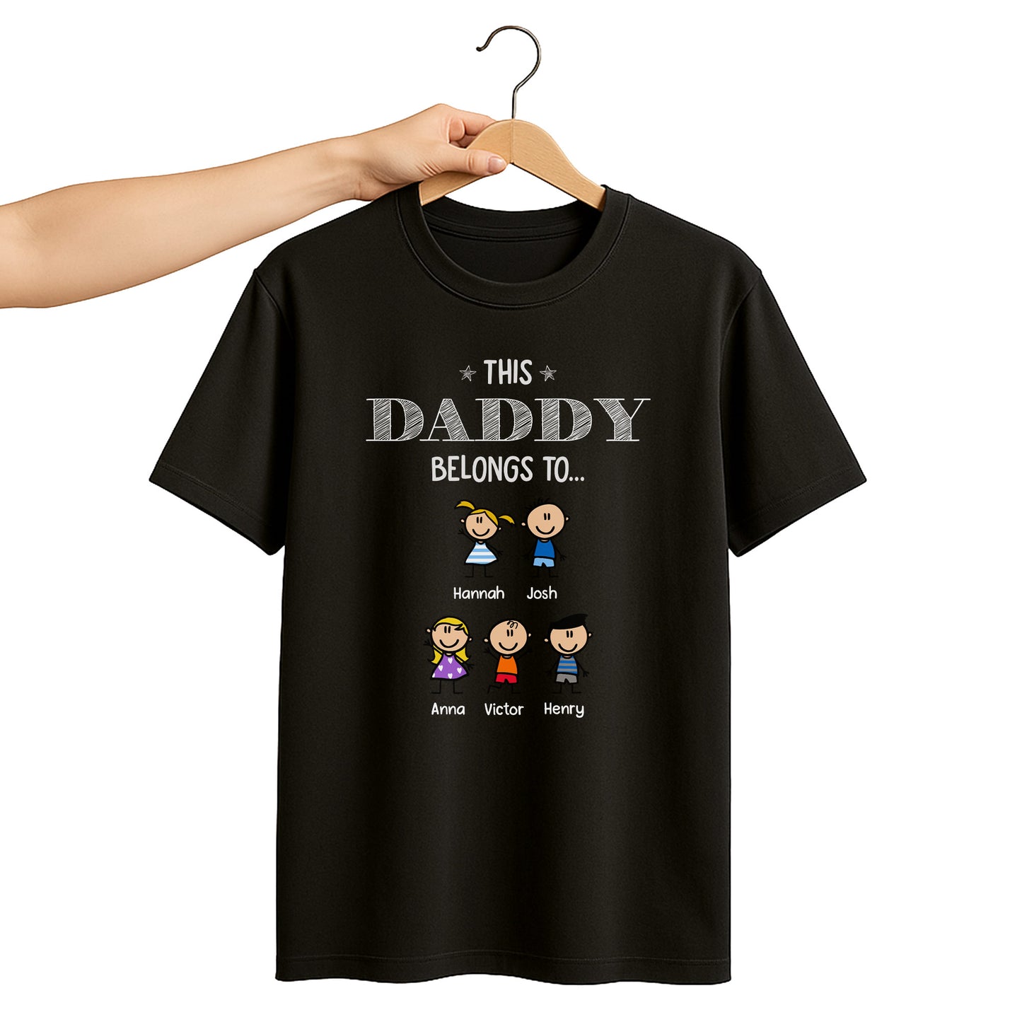 This Daddy Belongs To Custom Cartoon Figures