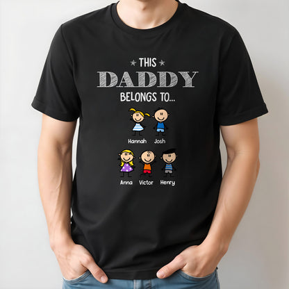 This Daddy Belongs To Custom Cartoon Figures