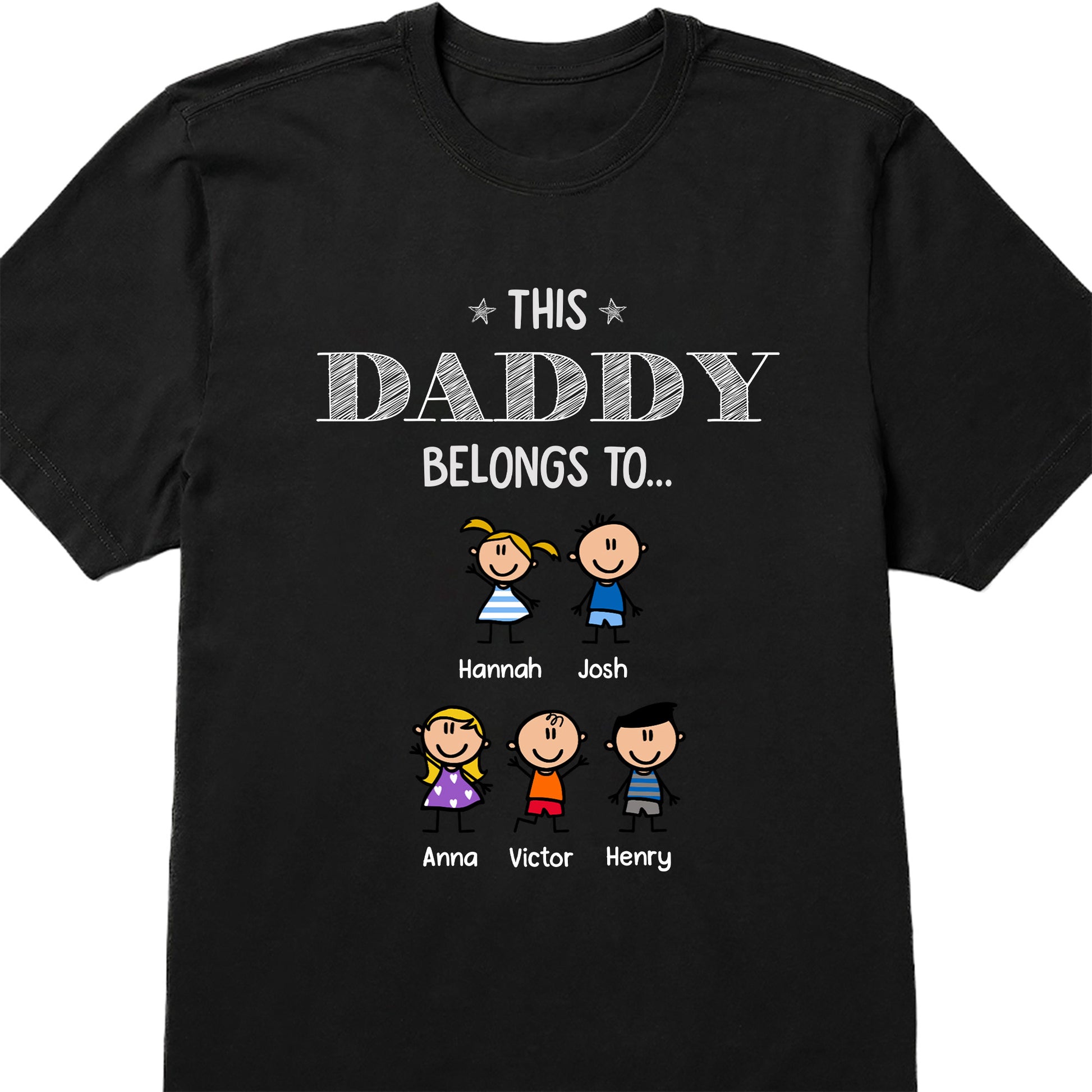 This Daddy Belongs To Custom Cartoon Figures