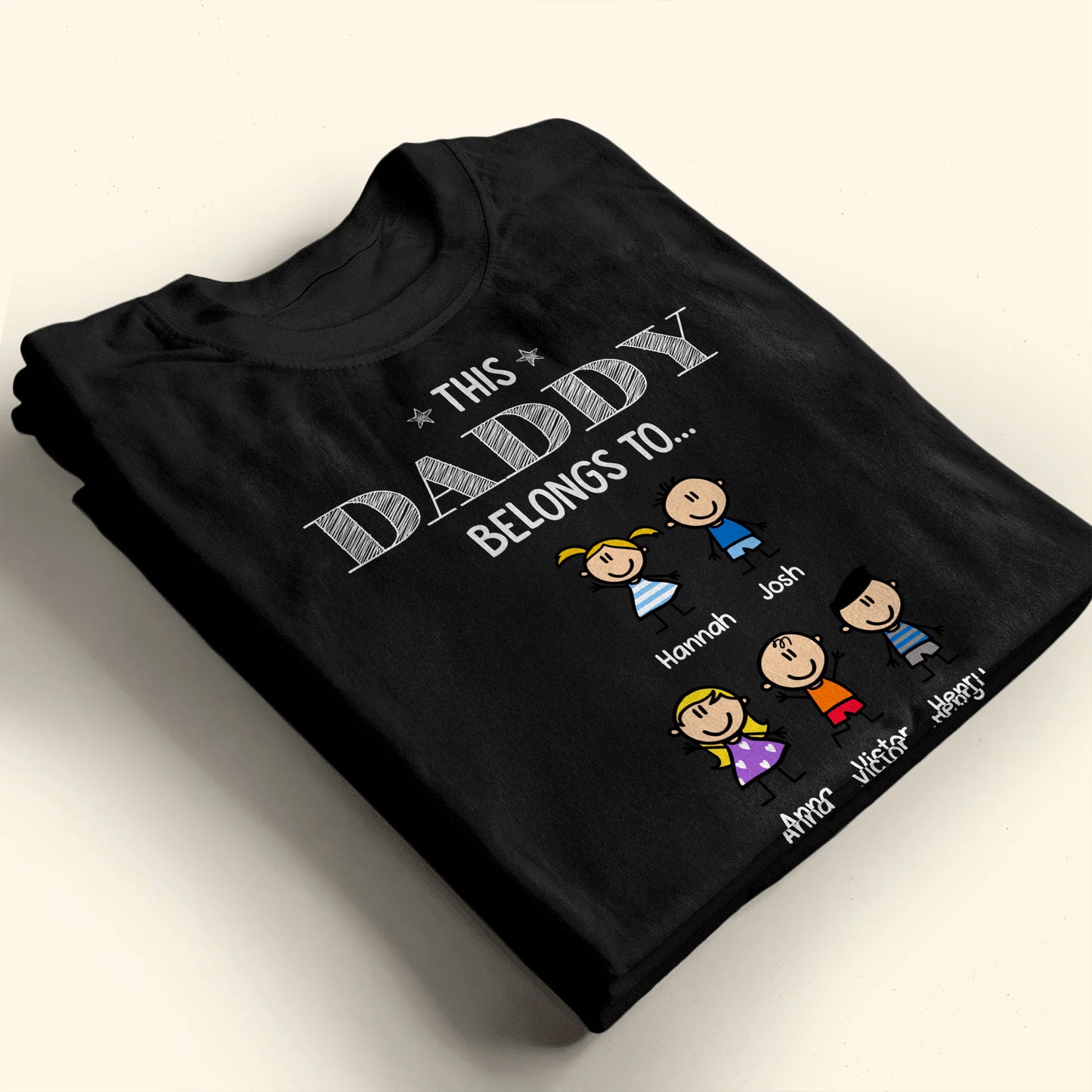 This Daddy Belongs To Custom Cartoon Figures