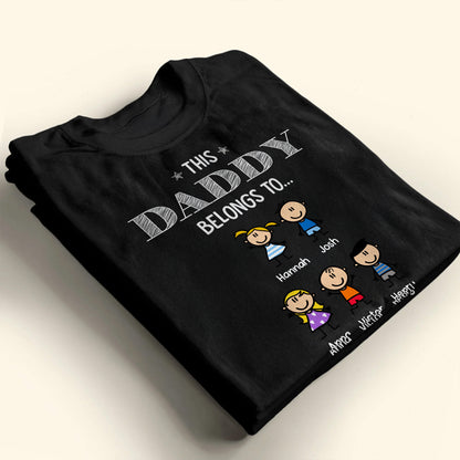 This Daddy Belongs To Custom Cartoon Figures