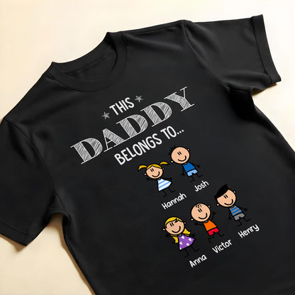 This Daddy Belongs To Custom Cartoon Figures