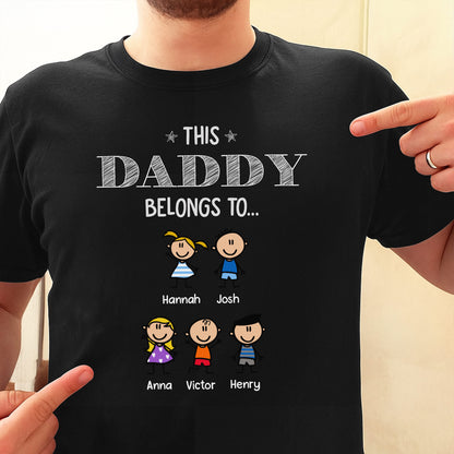 This Daddy Belongs To Custom Cartoon Figures