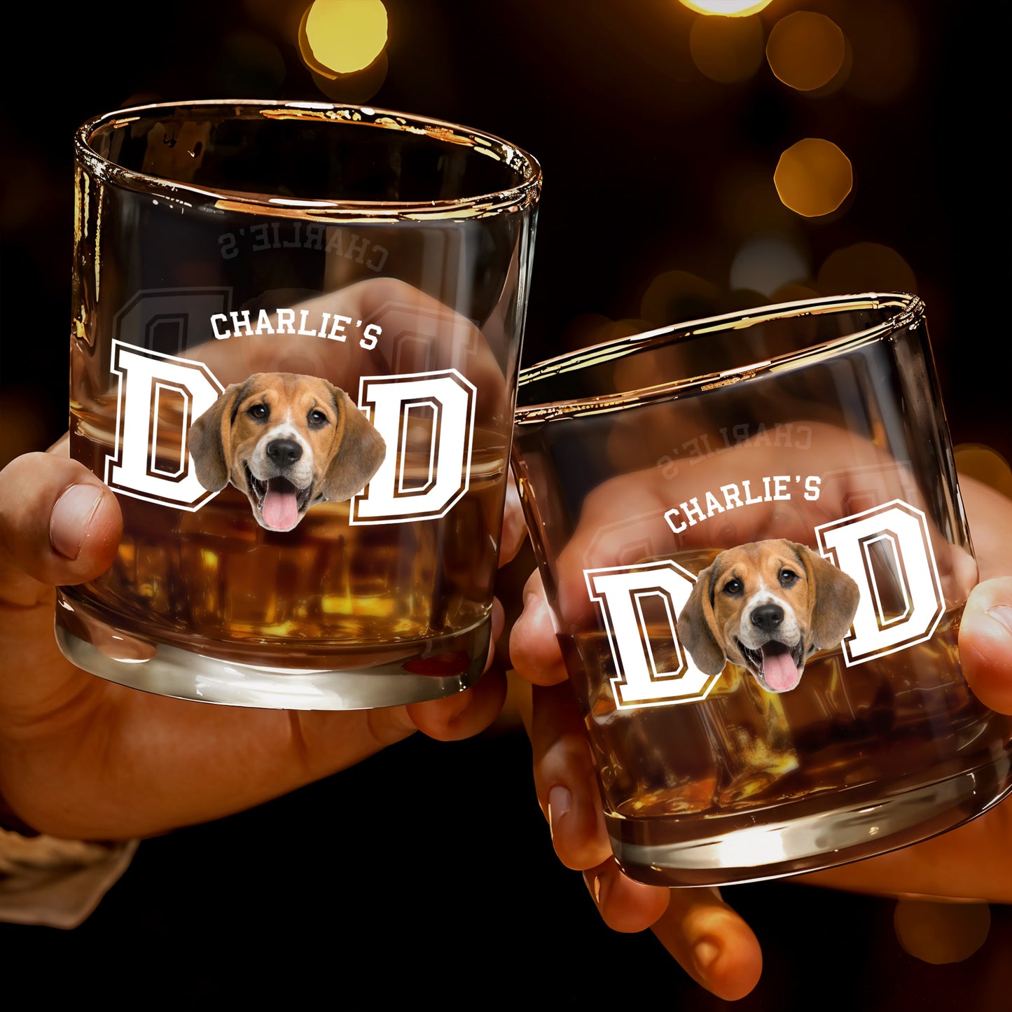 Charlie's Dad With Cute Dog Image