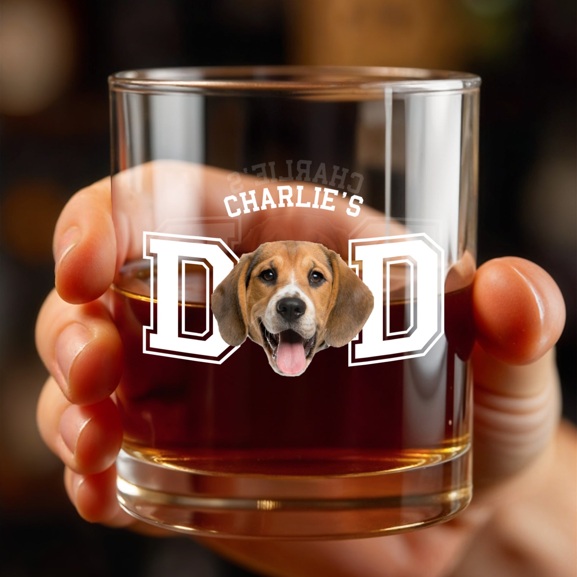 Charlie's Dad With Cute Dog Image