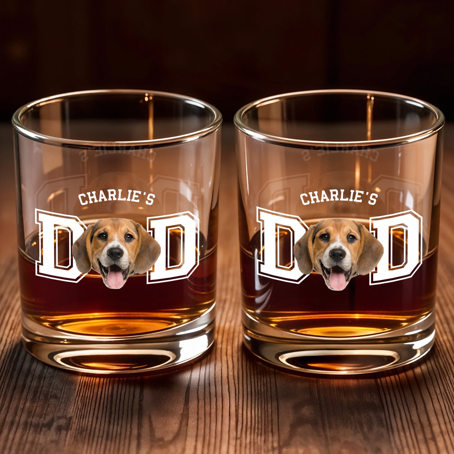 Charlie's Dad With Cute Dog Image